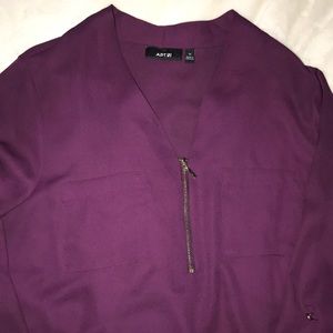 Beautiful purple and gold blouse